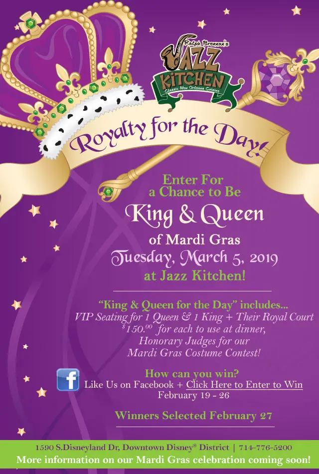 Jazz Kitchen King And Queen Contest