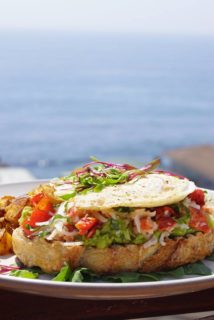 The Rooftop Lounge Lobster Avocado Toast