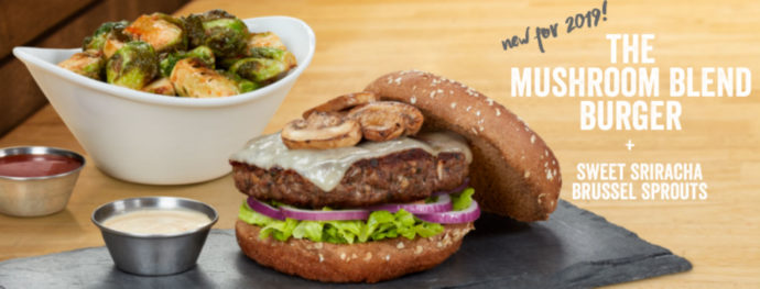 The Counter Mushroom Blend Burger