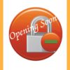 Opening Soon Lock Logo