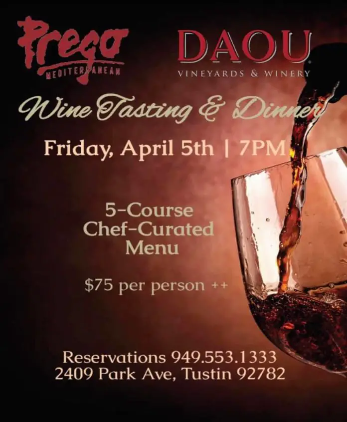 Prego Wine Dinner