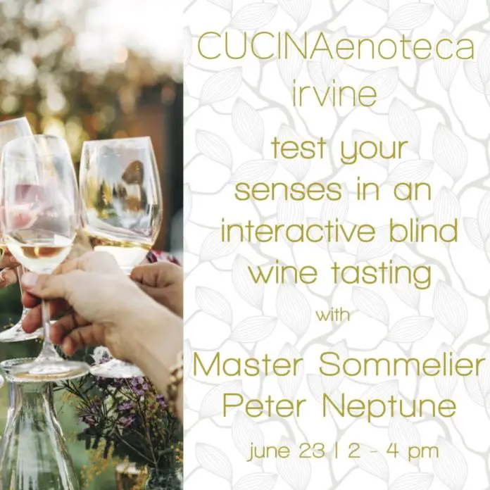 Cucina Irv Blind Tasting