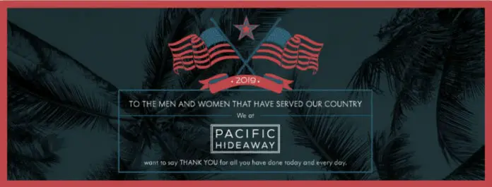 Pacific Hideaway Memorial Day