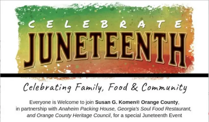 Juneteenth Celebration Anaheim Packing District