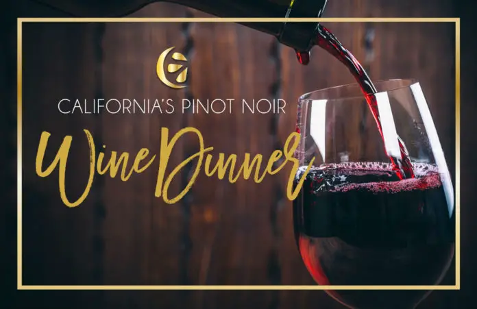 Citrus City Grille Cali Pinot Noir Dinner