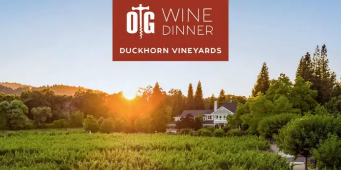 Oak Grill Duckhorn Vineyards Wine Dinner