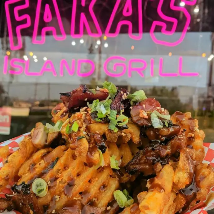 Faka Island Grill Waffle Fries