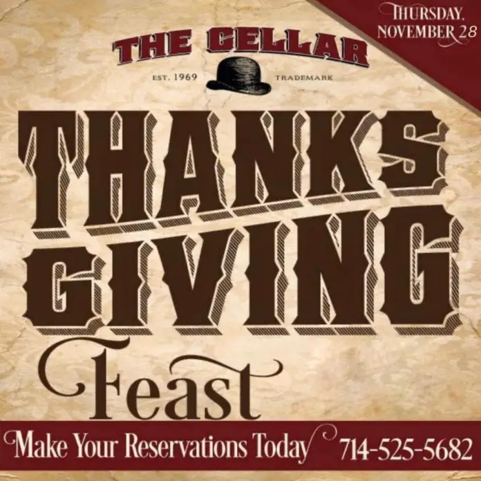 The Cellar Thanksgiving