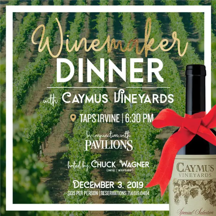 TAPS Irvine Winemaker Dinner