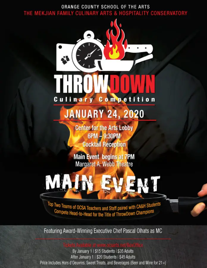 CA&H ThrowDown Jan 24 Flyer