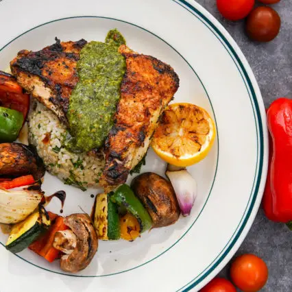 Daily Grill Chimichurri Brick Chicken