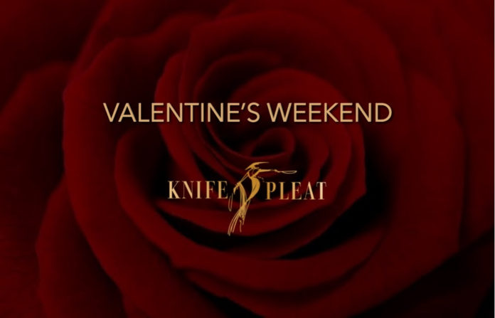 Knife Pleat Valentine's 2020