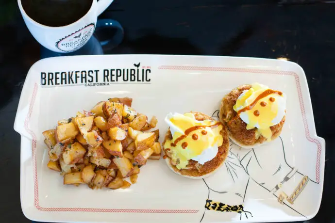 Breakfast Republic Crabcake Benedict 1