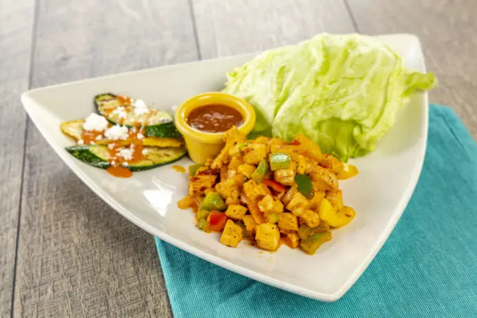 Chicken Fajita Lettuce Wraps 3