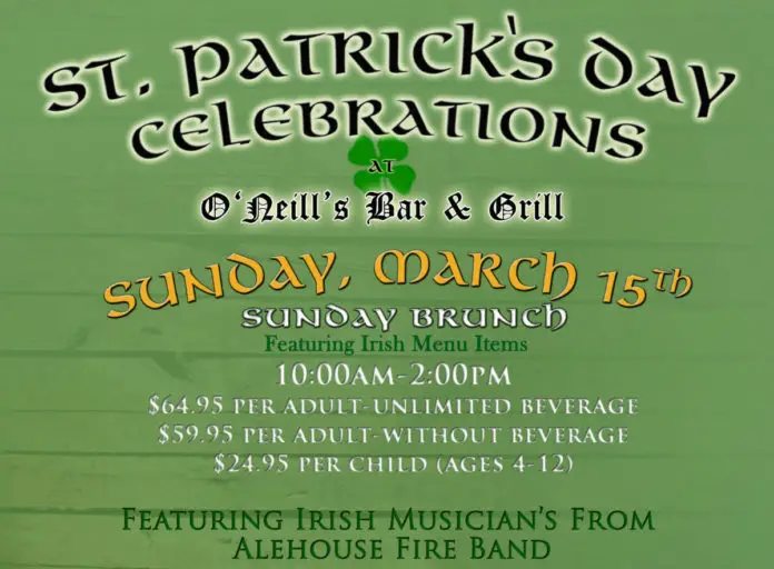 Oneills Bar St Patricks Day