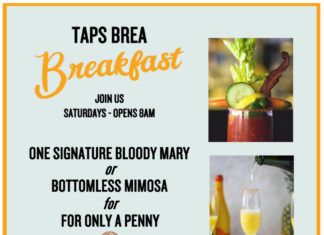 Taps Penny Mimosa Or Bloody Mary