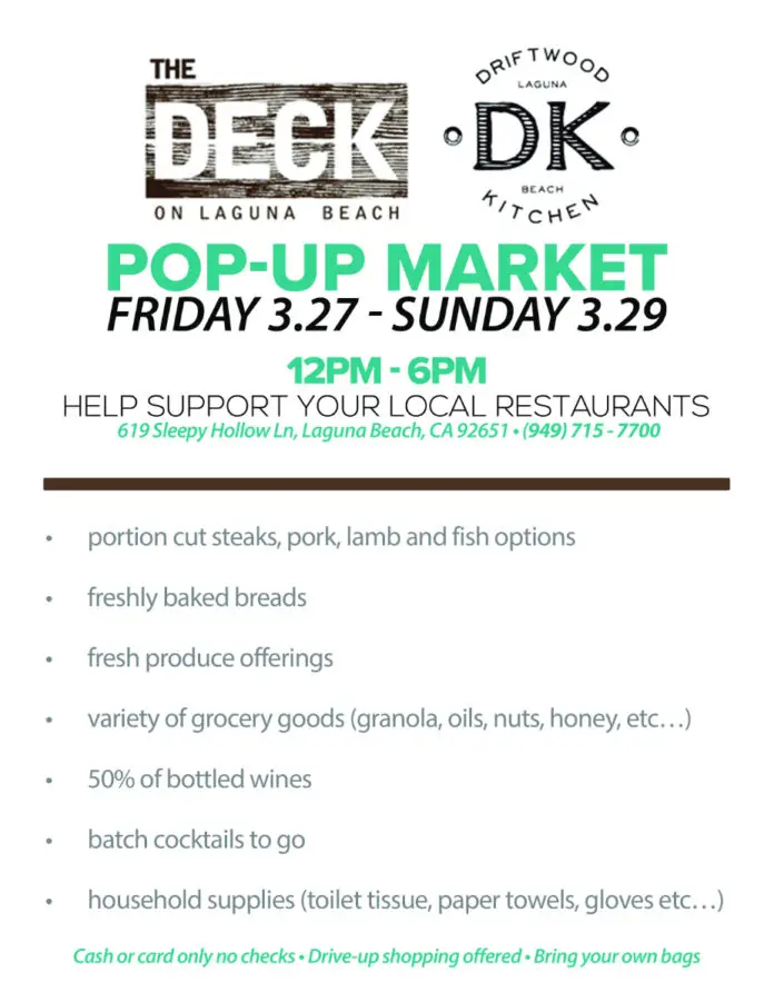 Driftwood Kitchen Popup Market