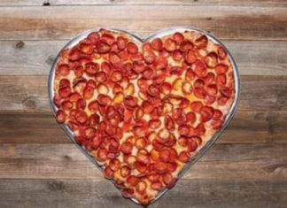 Mountain Mikes Heart Pizza