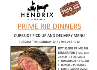 Hendrix Prime Rib Dinners