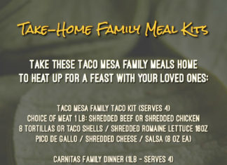 Taco Mesa Family Meals