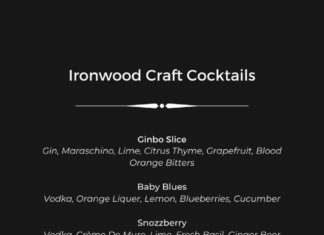 Ironwood Cocktails