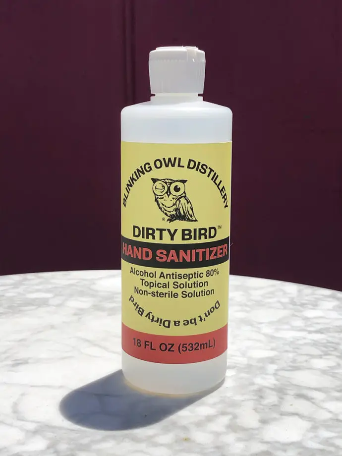 Blinking Owl Dirty Bird Hand Sanitizer