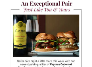 Flemings Caymus Pairing