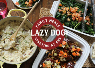 Lazy Dog Family Meal