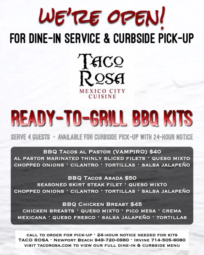 Taco Rosa Bbq Kits