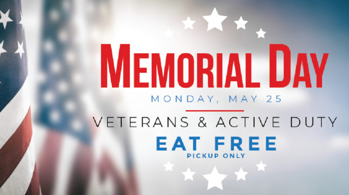 Mama's Memorial Day Vets Eat Free