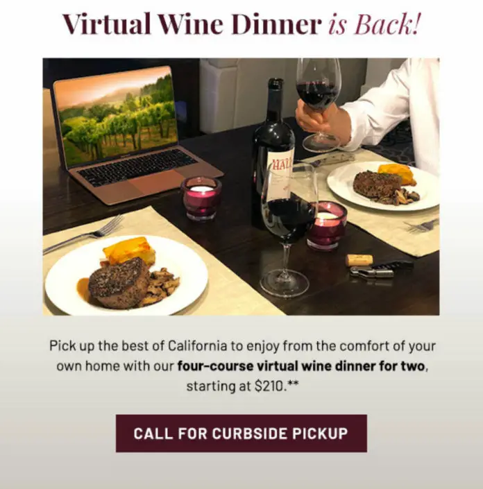 Fleming's Virtual Wine Dinner