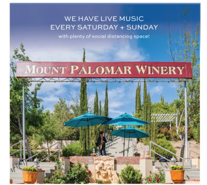 Mount Palomar Winery Patio