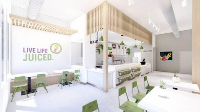 Juice It Up! New Store Design Rendering