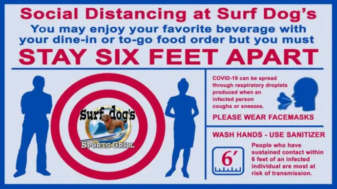 Surf Dog Social Distancing Rules