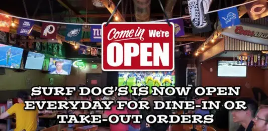 Surf Dog Dine In Open