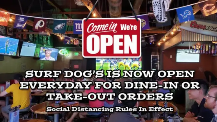 Surf Dog Dine In Open