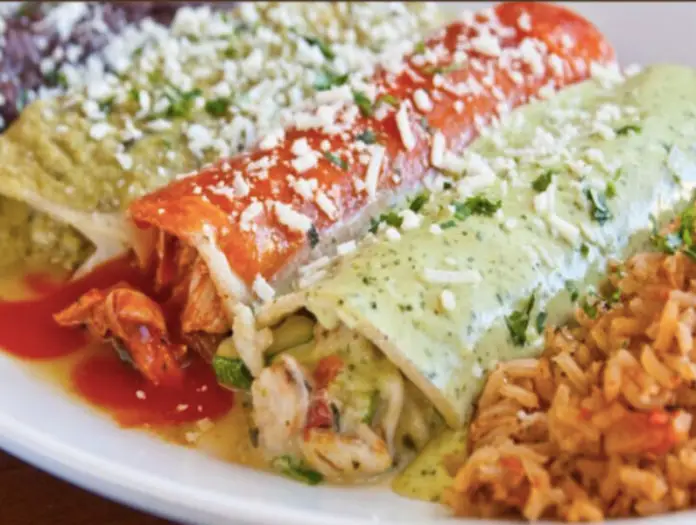 Cha Cha's Latin Kitchen Enchiladas