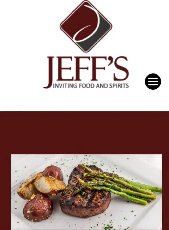 Jeff's Inviting Food And Spirits Logo