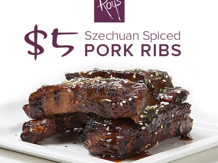 Roy's Restaurant Szechuan Sunday