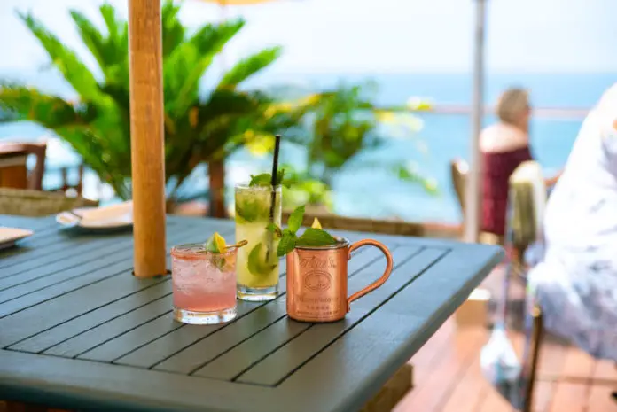 Rooftop Lounge Rum Drinks