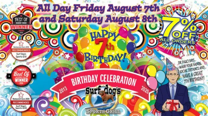 Surf Dog Birthday Celebration