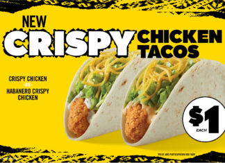 Del Taco Crispy Chicken Tacos