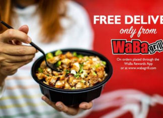 WaBa Grill Free Delivery