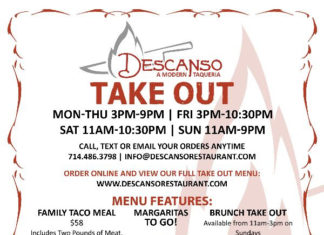 Descanso Take Out Ordering