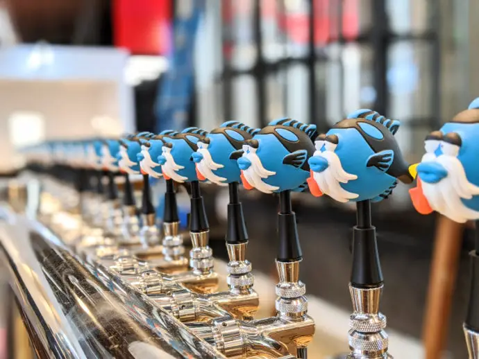 Bearded Tang Fish Beer Taps