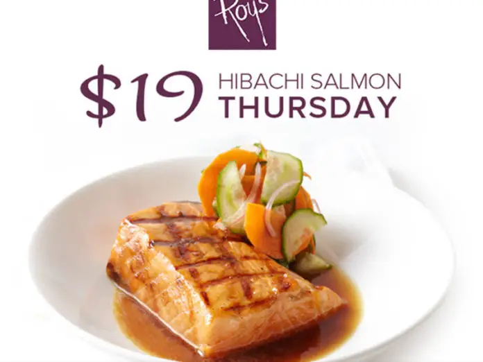 Royd Hibachi Salmon