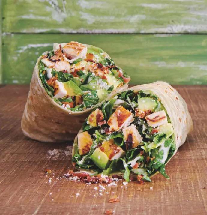 Farmer Boys Caesar Wrap Cobb Wrap