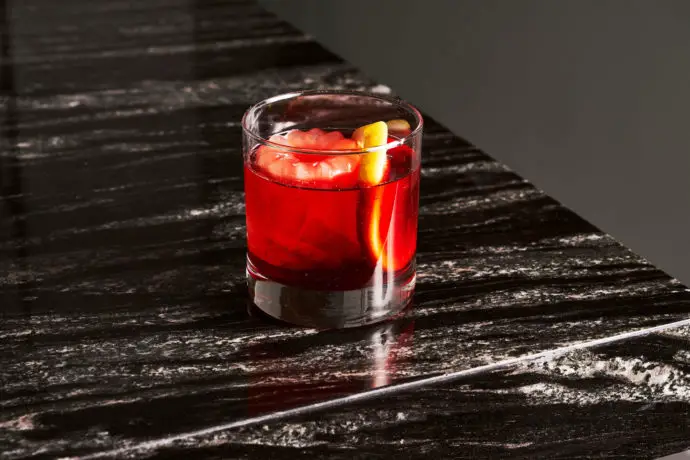 Khan Saab Desi Craft Kitchen Smoked Negroni